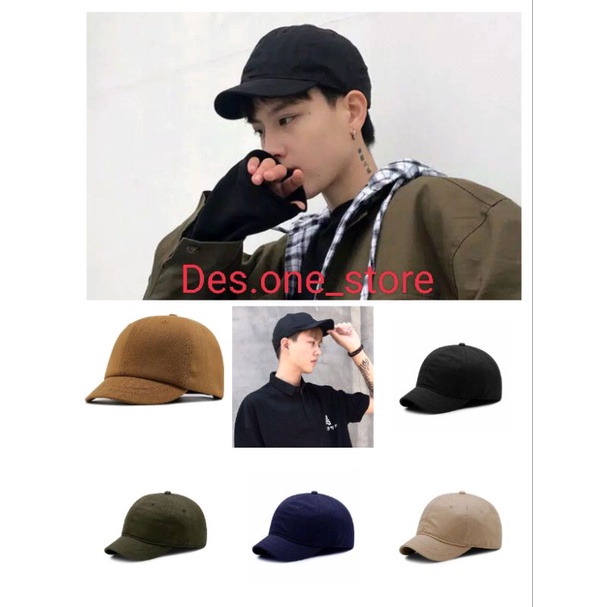 Topi lidah pendek topi baseball Korea lidah pendek