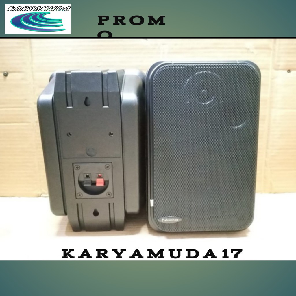 SPEAKER MONITOR PASIF 5 INCH FAHRENHEIT SA 550 F 2 WAY SPEAKER SPEAKER DINDING CAFE MASJID KANTOR