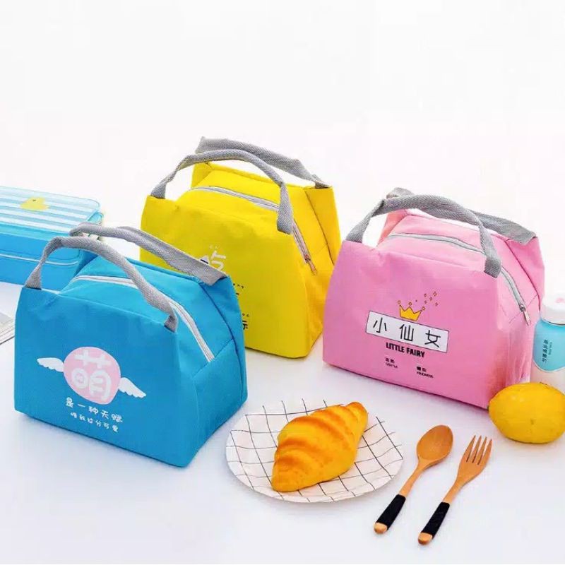 Cooler Bag Asi,Cooler Box, Tas bekal Makanan karakter