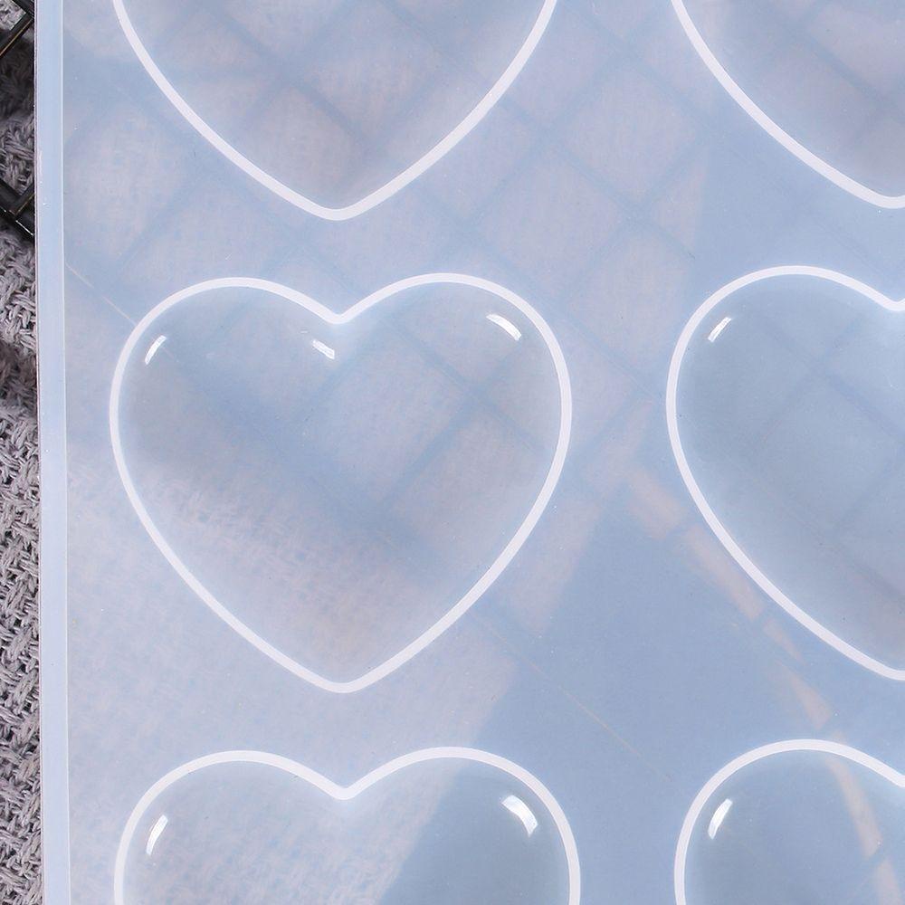 R-flower 9heart Handmade Silicone Jewelry Making Mold Cetakan Pengecoran