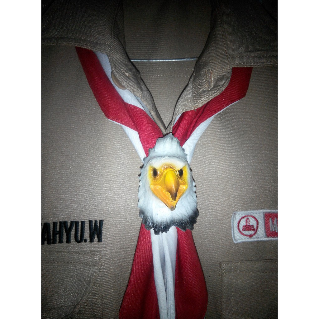 Woggle / Ring / Cincin / Hasduk / Kacu / Scraft Atribut Pramuka Garuda Mu Ter Black (Pusat Produksi)
