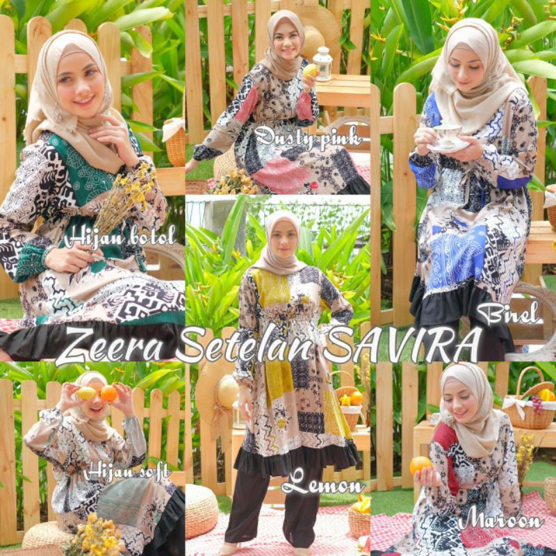 Daster Arab ZEERA SAVIRA Baju setelan rayon