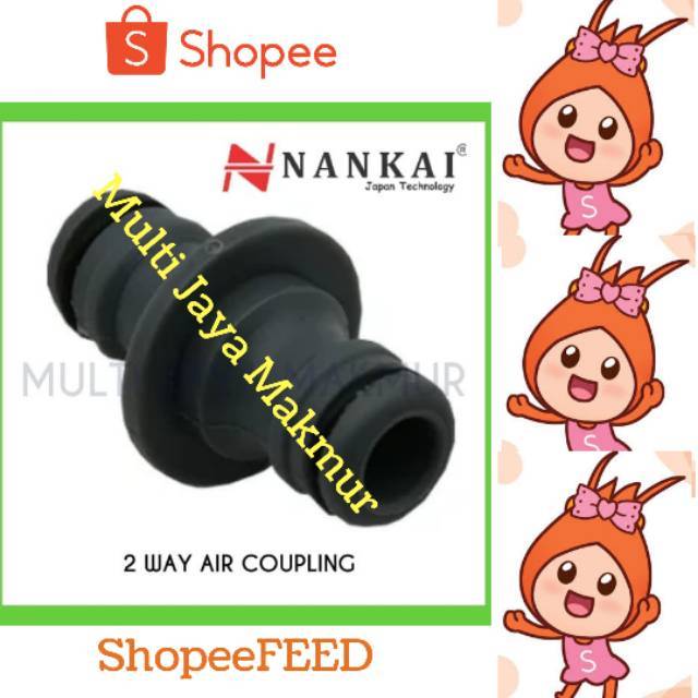 TAP ADAPTOR SAMBUNGAN/ CONNEKTOR SELANG CABANG 2 NANKAI