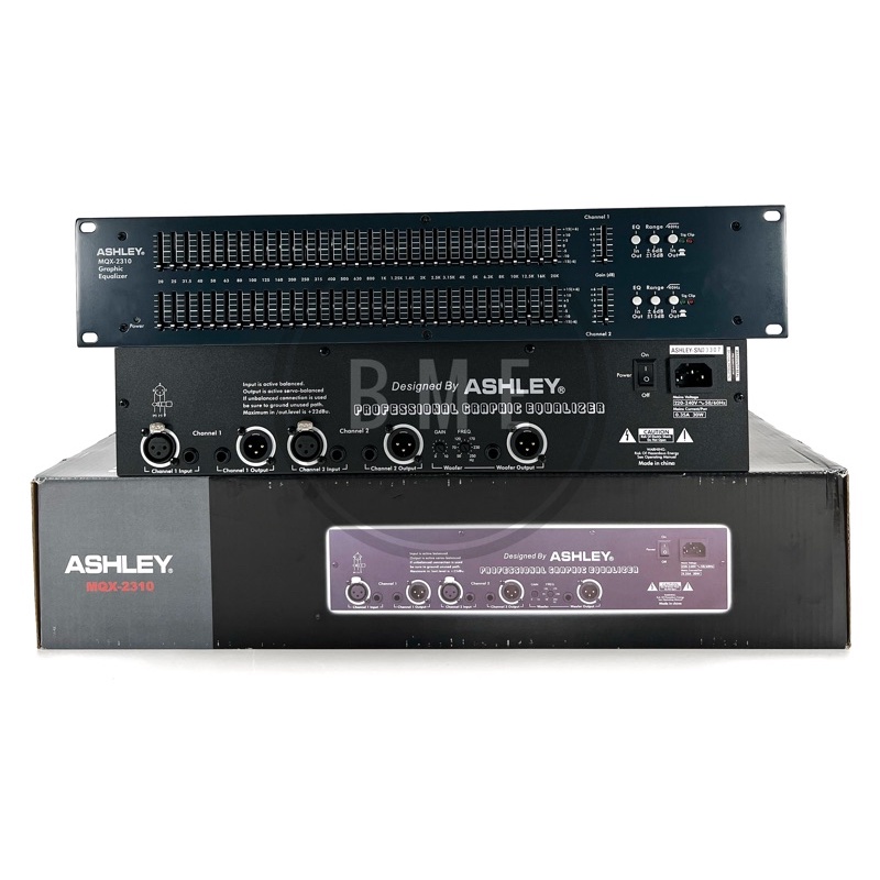 Equaliser ASHLEY MQX 2310 MQX2310 Original Professional Graphic 2U