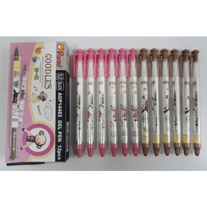 

Buruan Pronto Goodles Gel Pen - Tinta Hitam (Isi 12Pc) Sale!!!
