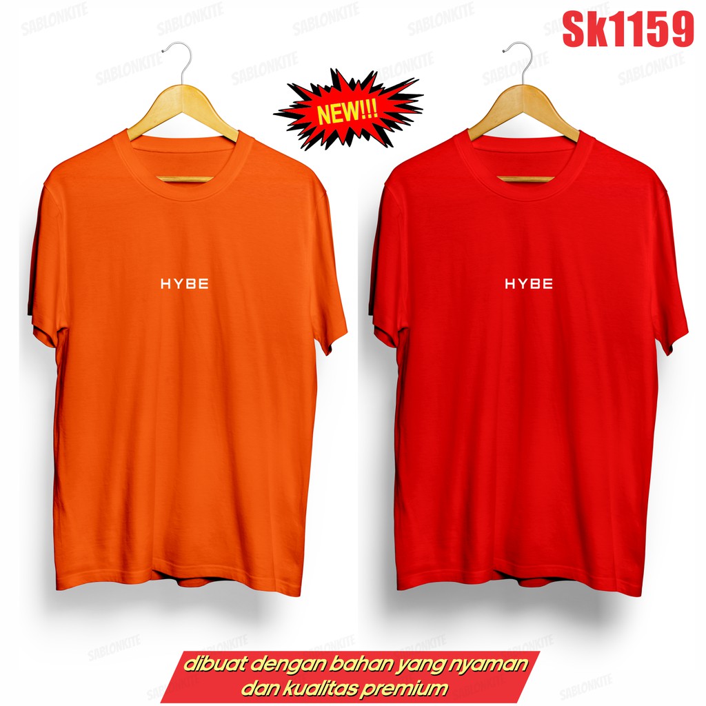 MURAH!!! KAOS KPOP NAMJOON RM HYBE TENGAH depan aja SK1159 UNISEX