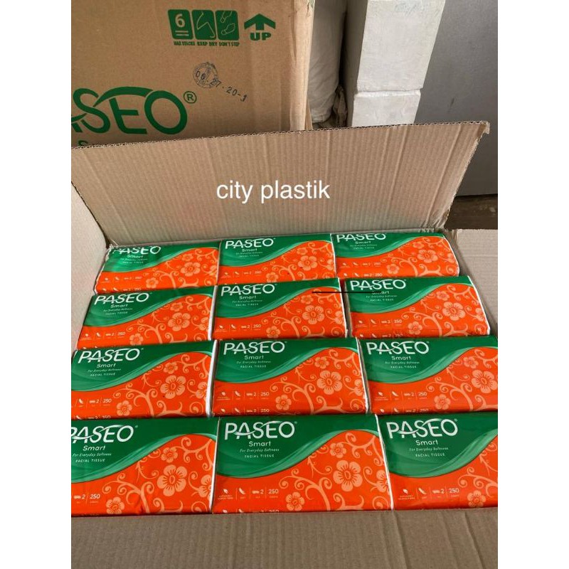 TISSUE PASEO 250 SHEET 2 PLY