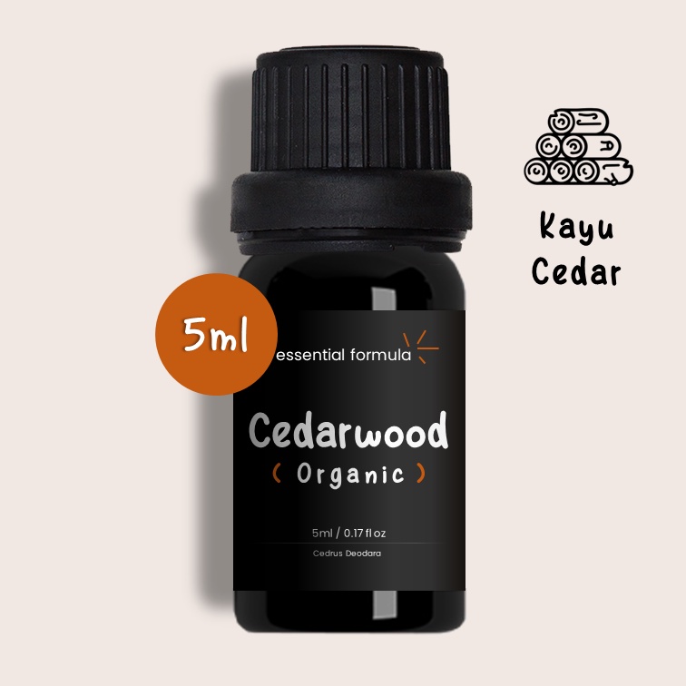 5ml Organic Cedarwood Essential Oil Kayu Cedar Murni 100%