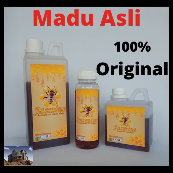 Jual Madu Asli Murni Original Hitam Nusantara Pahit Hutan Herbal Jasmine Isi 1000 Gr 500 Gr 300