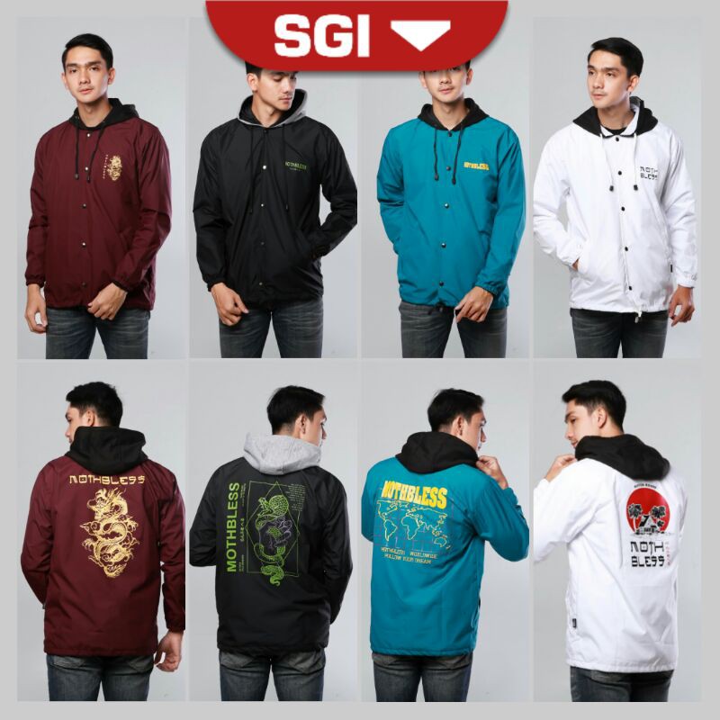 [SGI] OUTERWEAR JACKETS JAKET HOODIE HODIE PREMIUM MURAH KEREN COWOK PRIA KEKINIAN PARASIT MOTHBLESS