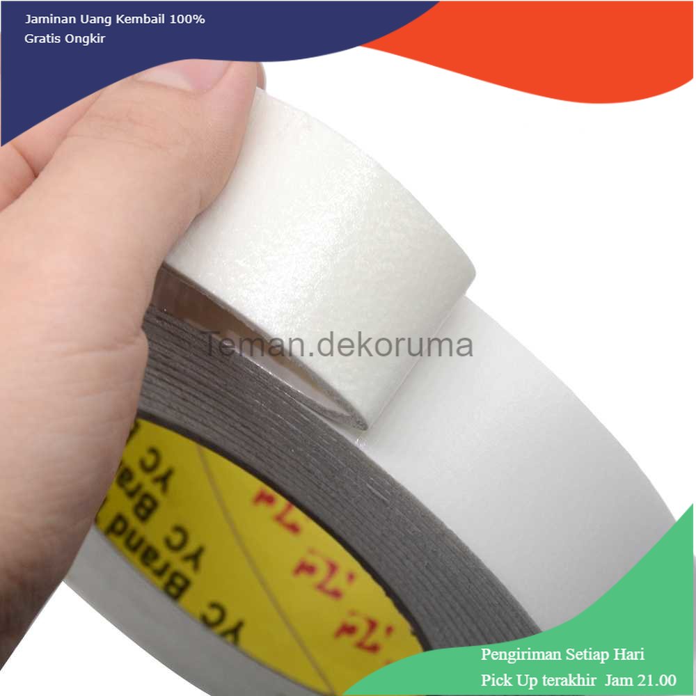 TD - PKK YC Perekat Double Tape Acrylic Adhesive No Trace Sticker J4703