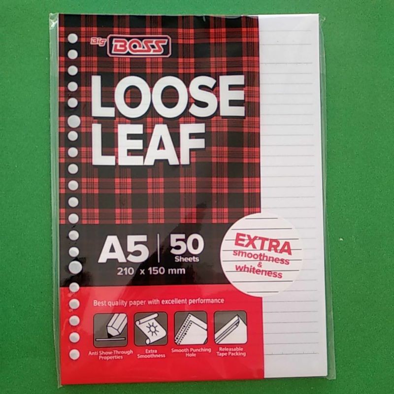 

Loose Leaf Big Boss A5 50 Lembar
