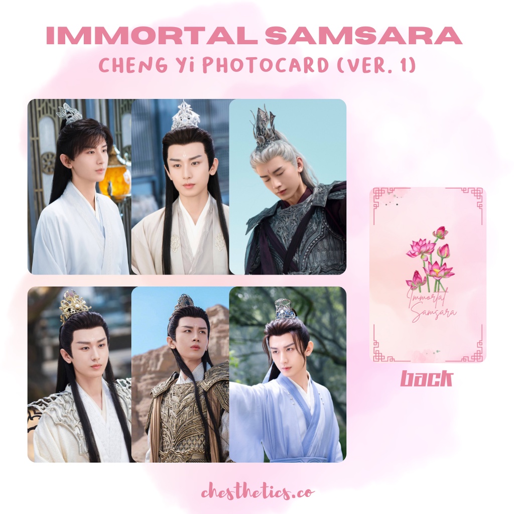 Immortal Samsara CDrama China Chinese Drama Photocard Aktor Yangzi Yang Zi Cheng Yi ChengYi