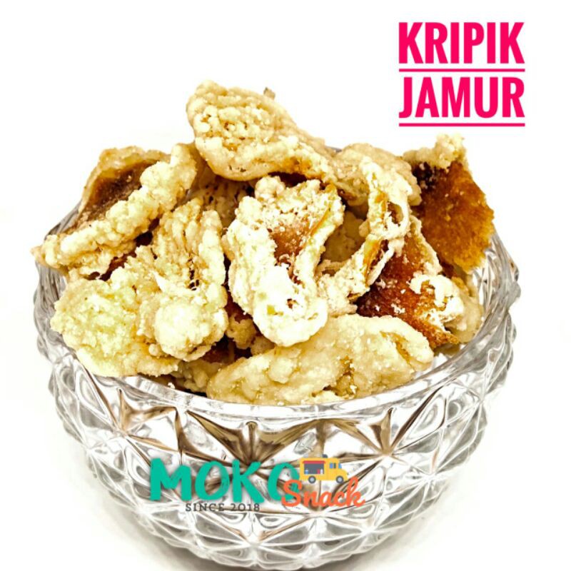 

Jamur Crispy | Kripik Jamur | Kemasan 100 gr | Snack Kiloan