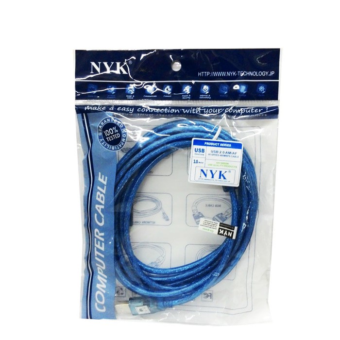 Kabel USB Ekstension 3M 2.0 - extension 3m