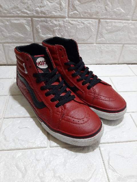 Lagend Vans SK8 HI Vert Pro Hosoi Hummerhead Leather Size 40 Second Original