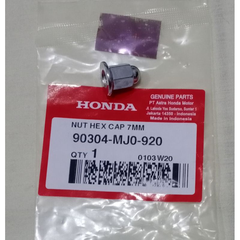 Mur Topi Baut 7mm Knalpot Honda Tiger Ori AHM