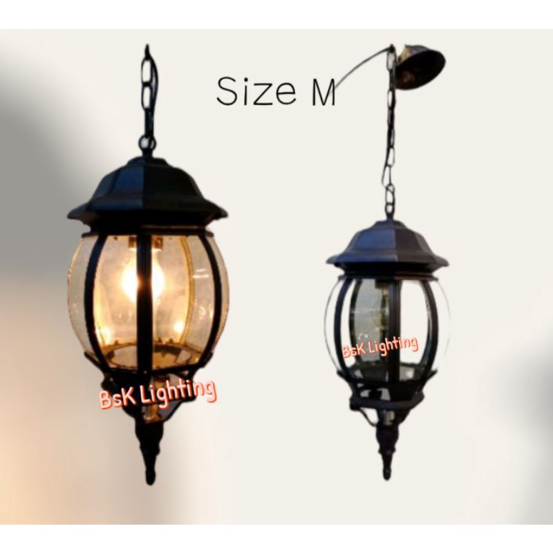 Lampu gantung klasik modern/Lampu gantung teras/Lampu gantung outdoor