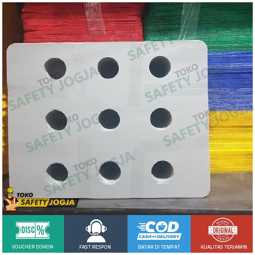 Impraboard Wadah Netpot Hidroponik 5 cm dan 9 Lubang Murah