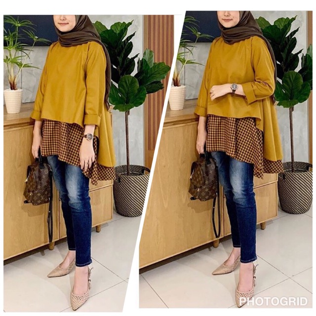 Booked mba dina medanRedy ILONA Blouse by Mahara.id
