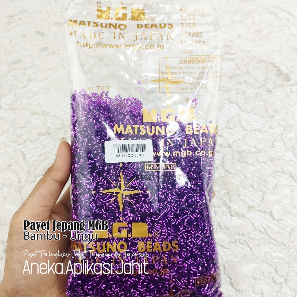 50 GRAM PAYET JEPANG MGB BAMBU PASIR UNGU 35701