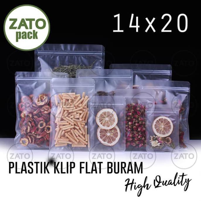 

14X20 Plastik Klip Buram Flat Zatopack - Packaging Kemasan