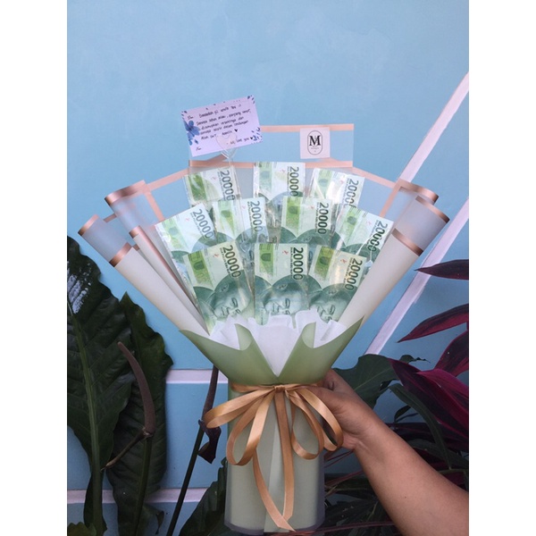 

Buket uang 10 lembar