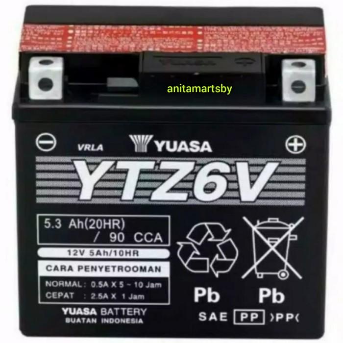 accu / Aki motor yuasa ytz6v