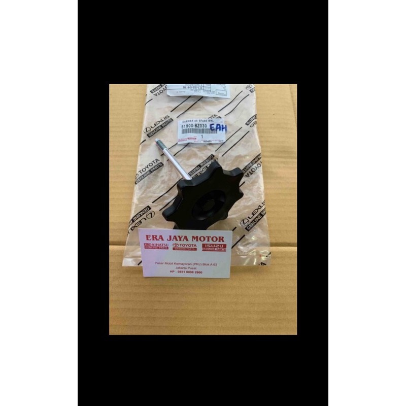 baut ban serep hitam agya-ayla original