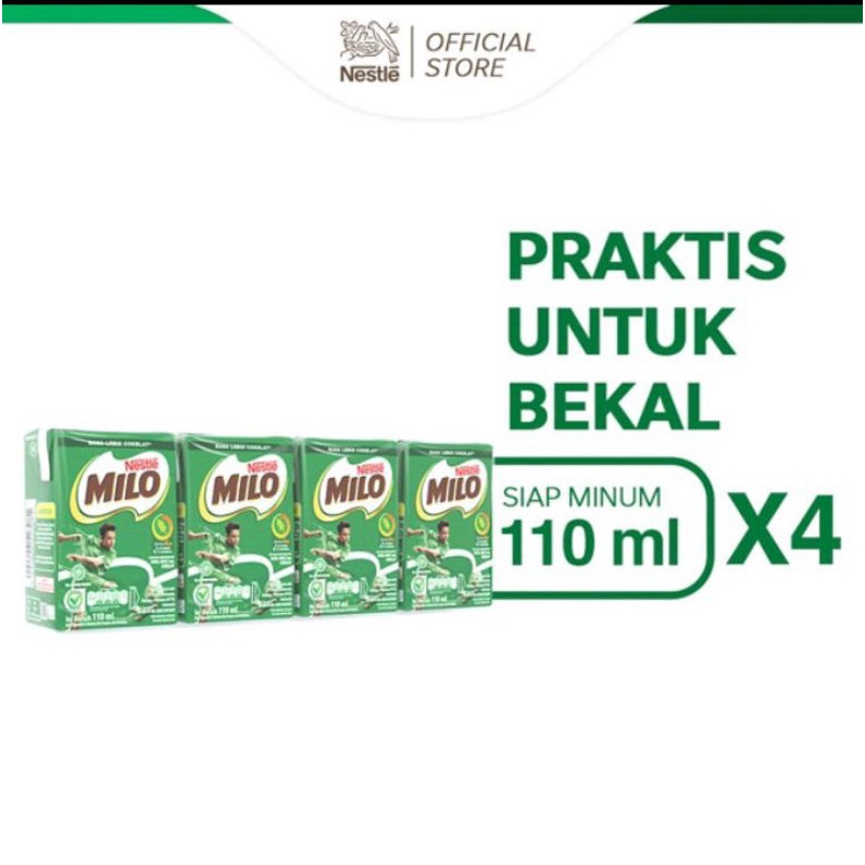 

susu uht milo 110mlx4 pcs