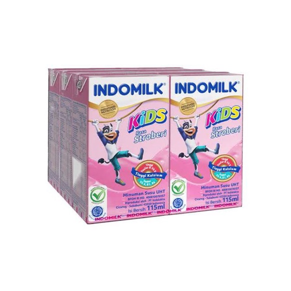 

INDOMILK KIDS STRAWBERRY 6x115mL