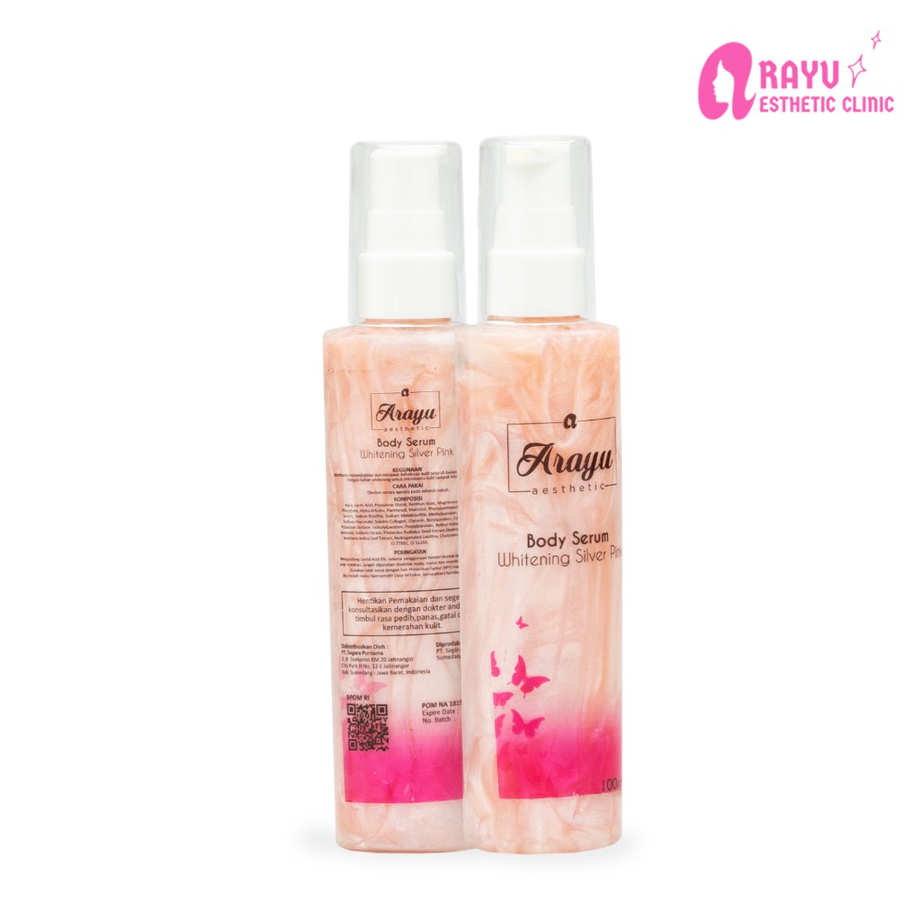 Arayu Whitening Body Serum Glitter 100ml