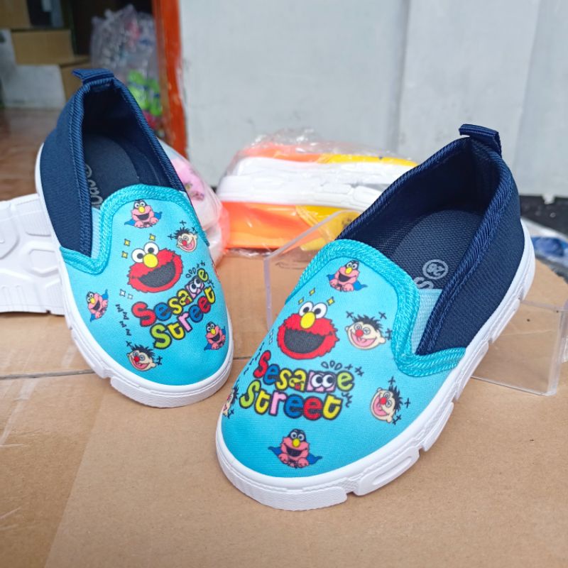 Sepatu Anak Tk Ob Murah Elmo Laki-laki Perempuan BX 1037D