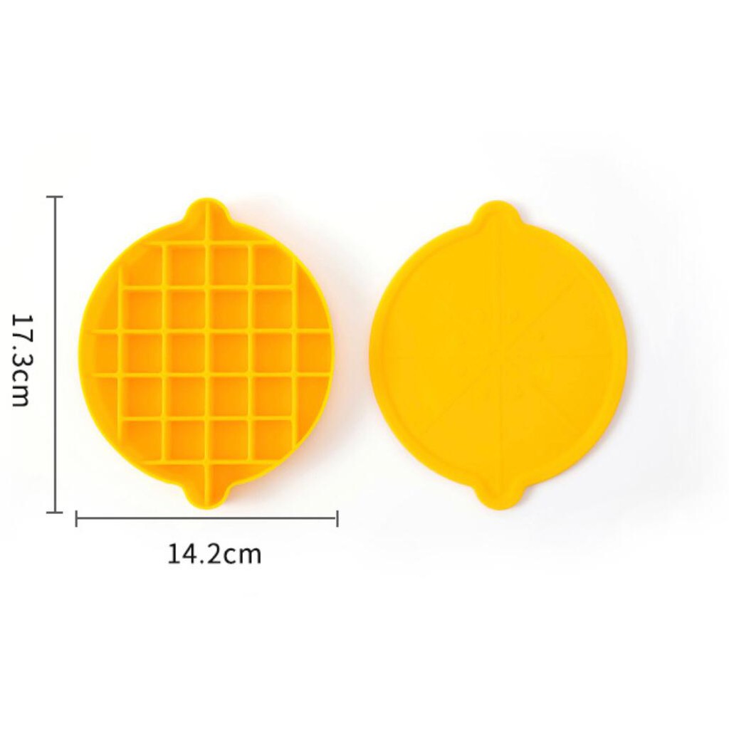 UNNISO - Frozen Ice Mold/Cetakan Es Batu Silicone/Cetakan Es Batu Bentuk Lemon