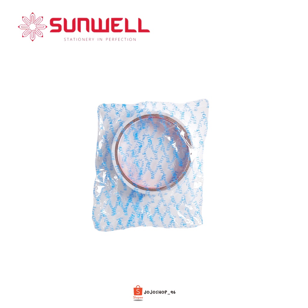 

Isolasi Double Tape Premium SUNWELL 0.5" Inch Kecil Satuan (1pc)