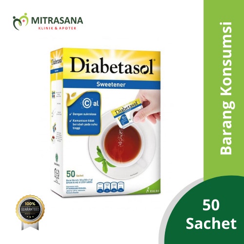 

DIABETASOL SWEETENER 50 SCH/BOX