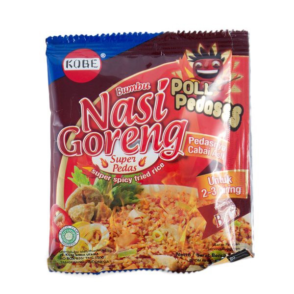 

KOBE Bumbu Nasi Goreng Super Pedas 20gr