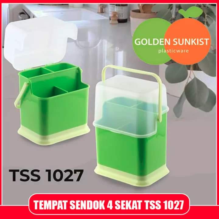 TEMPAT SENDOK TSS 1027 GOLDEN SUNKIST / TEMPAT MULTIFUNGSI GOLDEN SUNKIST