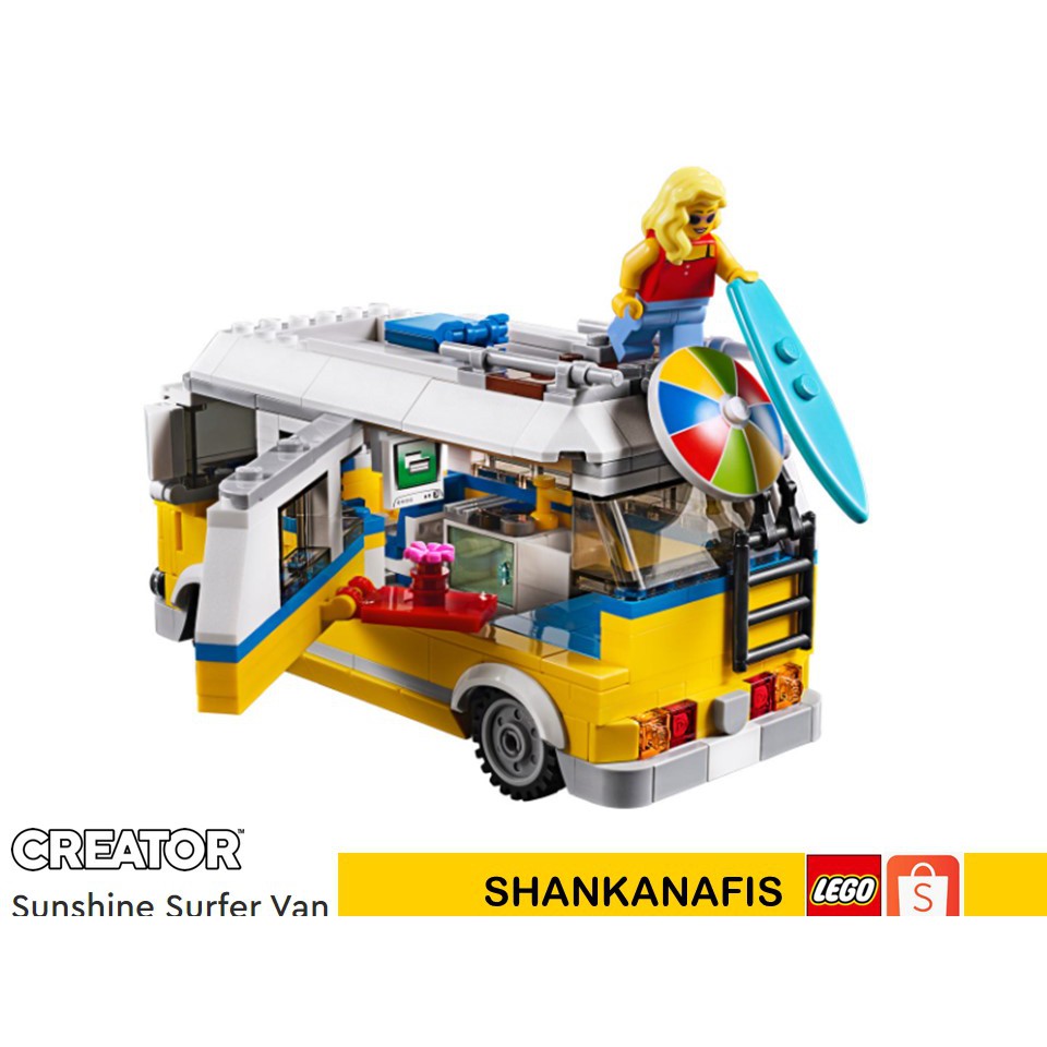 lego sunshine surfer van