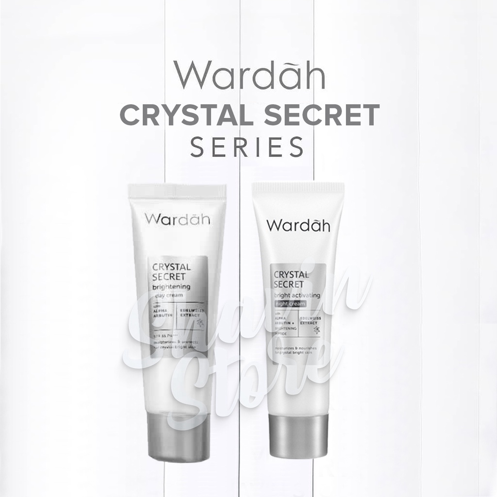 Paket Wardah Crystal Secret Whitening Series Complete Skincare (Wardah White Secret Series) Lengkap 2pcs/3pcs/5pcs/7pcs-Paket 2 in 1 (2 pcs)