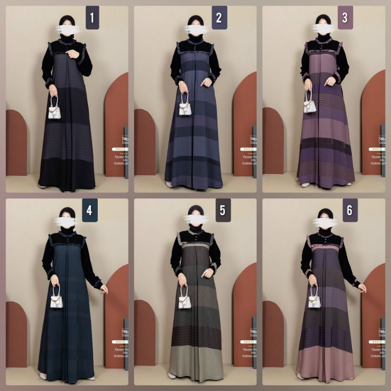 Gamis Cantik RAVERA Dress by NABE OFFICIAL ORI