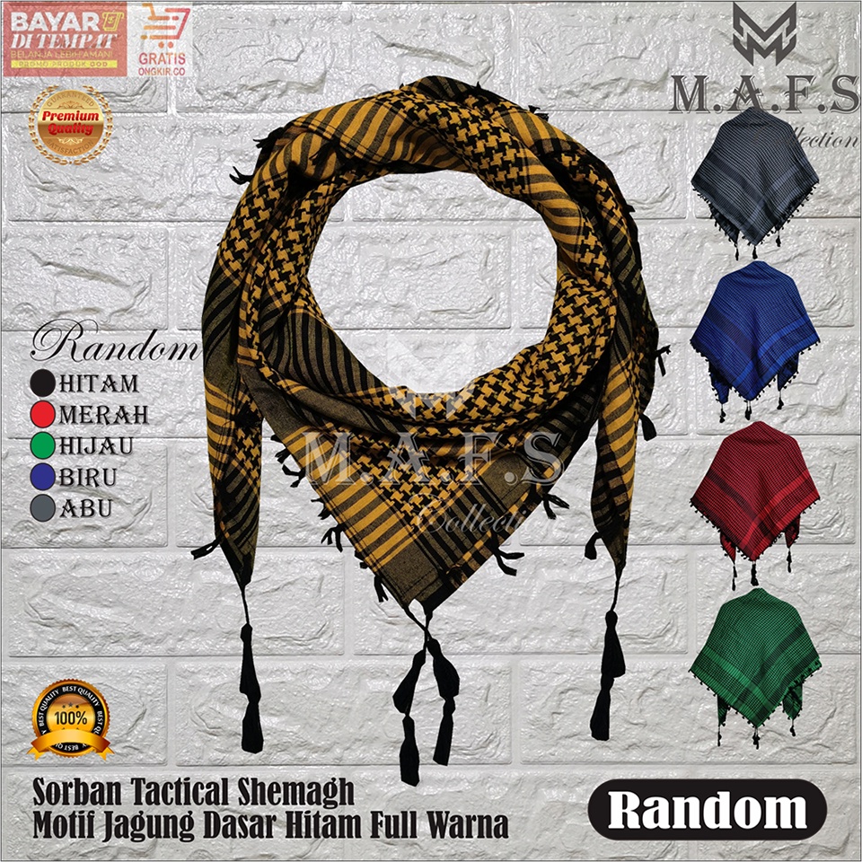 SORBAN TACTICAL SORBAN FULL WARNA PREMIUM