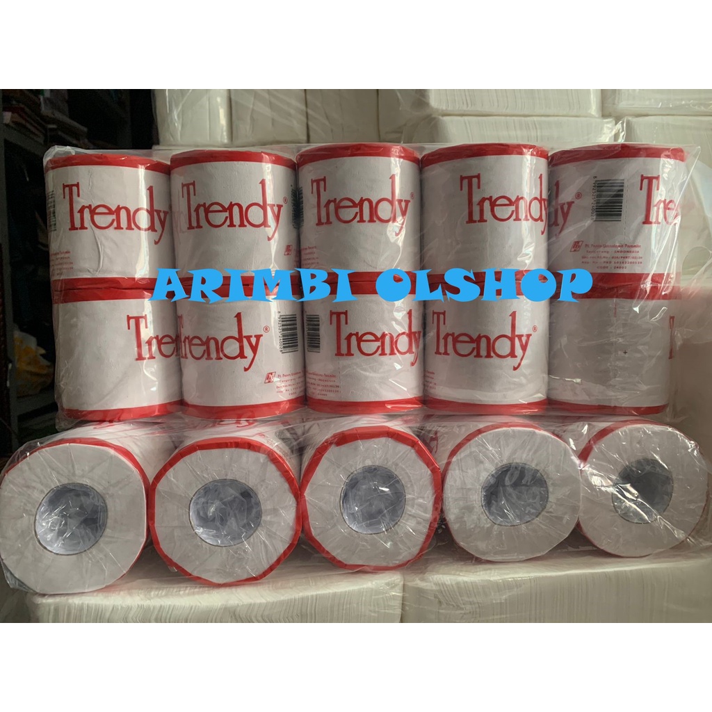 TISSUE TRENDY ROLL MERAH