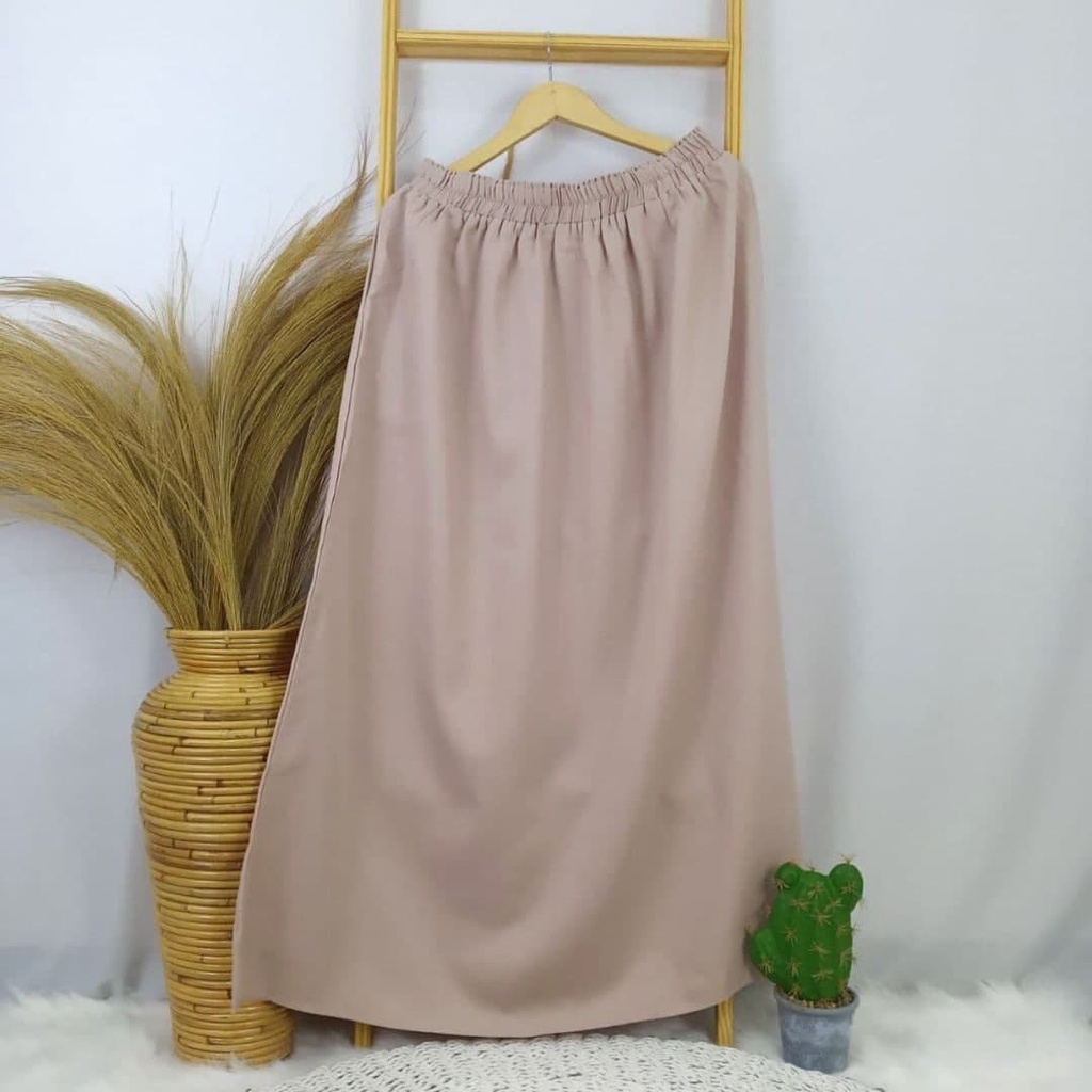 ROK SUPER JUMBO MOSCREPE BIGSIZE - LP 150 CM -  BB 100 KG KEATAS - BISA COD - BUMIL - BAHAN NYAMAN-COKSU