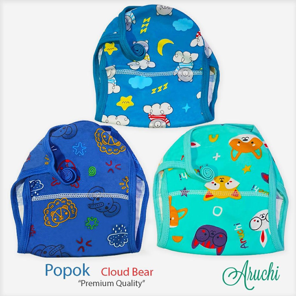 Aruchi Popok (1pak=3pcs) Popok Kain Bayi Dua Tali