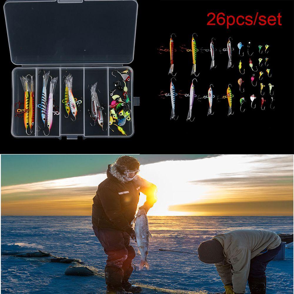 Top 26 Pcs 1.1g-18g Es Memancing Kait Baru Portabel Berenang Jigs