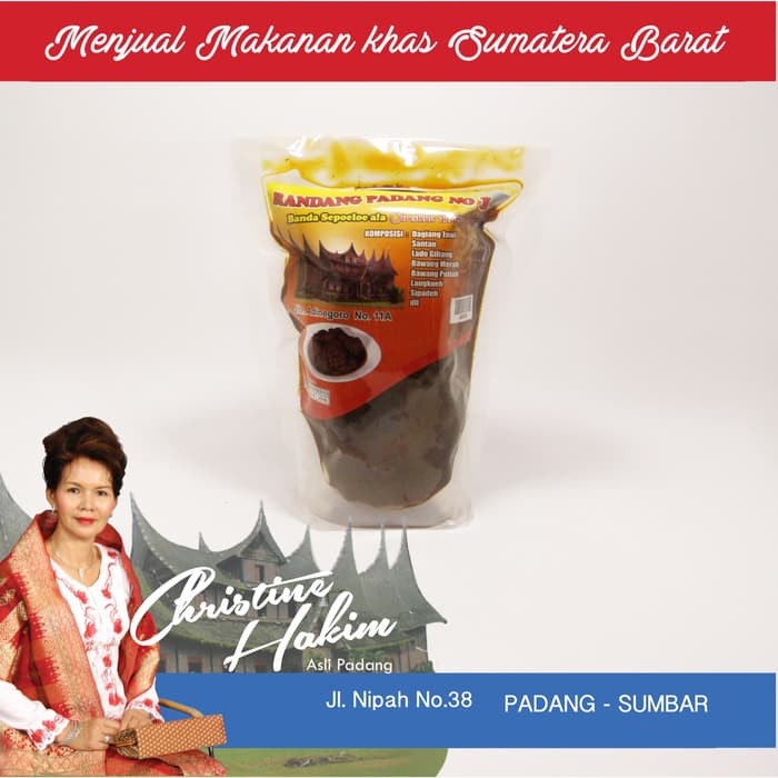 

Rendang Daging/Paru Basah Christine Hakim Khas Padang