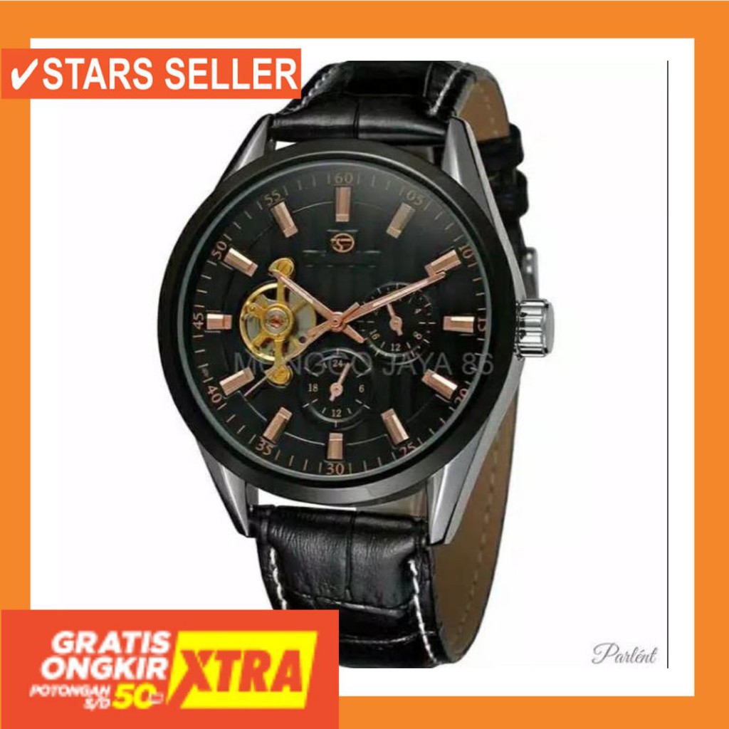 JAM TANGAN GROSIR MURAH LELAKI ANTI KARAT AIR LAKI / Jam tangan pria rolex automatic black