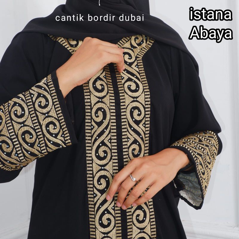 Wow full bordir dubai mewah dan cantik special design lagi dari istana abaya !! hrg promo