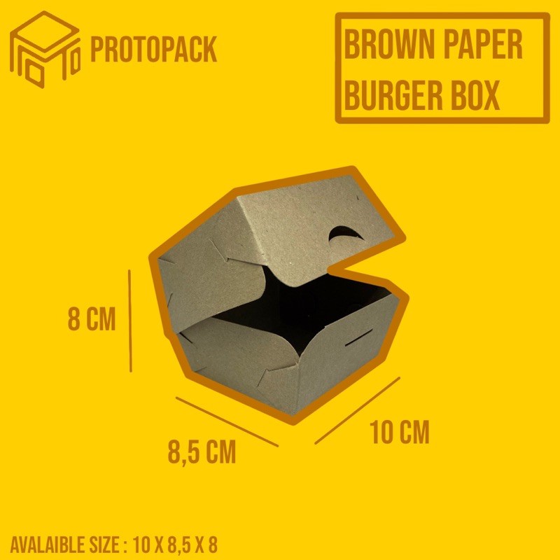 

Burger Box Eco (kotak burger)